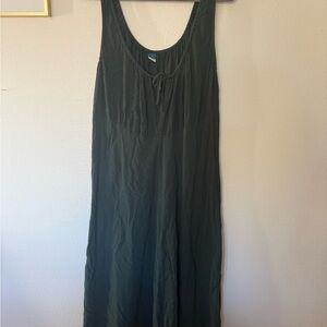 Old Navy Olive Green Maxi Dress